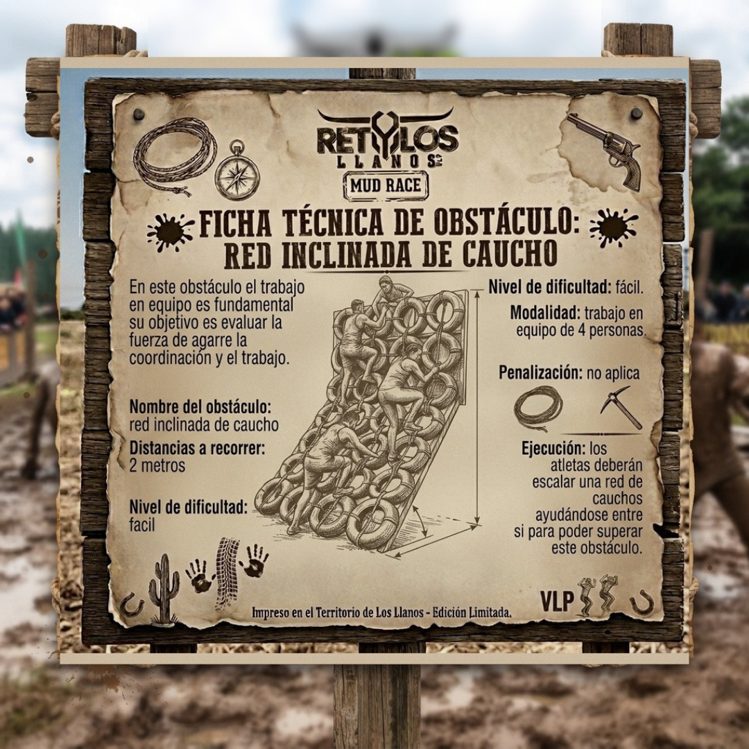 Red Inclinada de Caucho