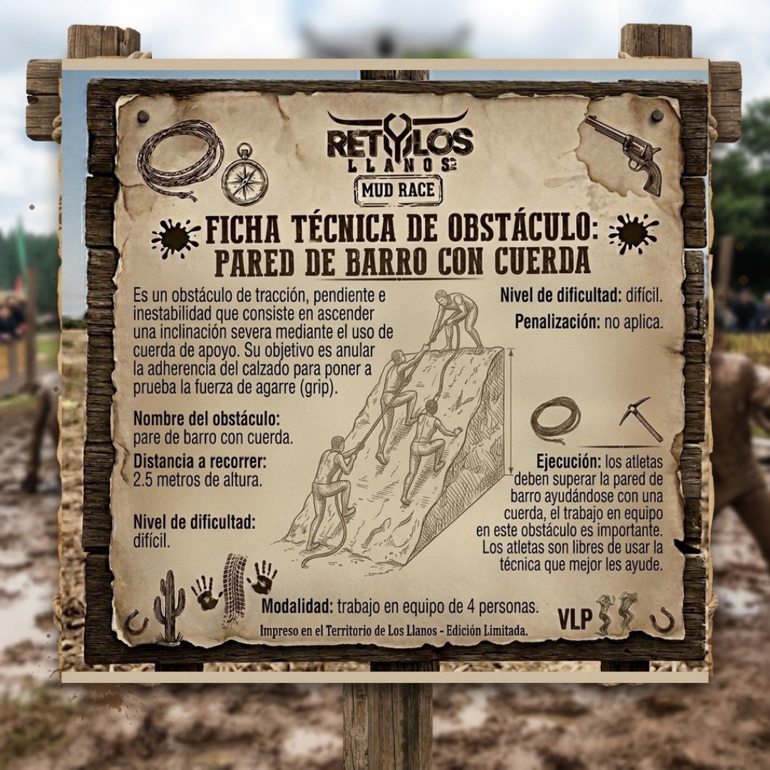 Pared de Barro con Cuerda